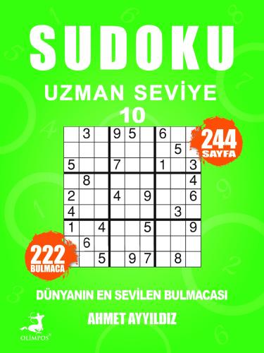 Sudoku 10 - Uzman Seviye - Olimpos Yayınları Kitap Dolu Günler Diler..