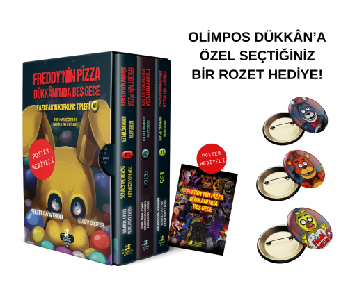 Fazbear`in Korkunç Tipleri Serisi - 3 Kitaplık Kutulu Set (1-2-3) - PO