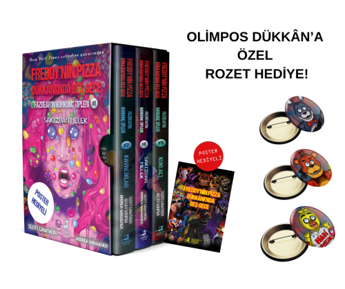 Fazbear’ın Korkunç Tipleri Serisi 3 Kitaplık Kutulu Set (7-8-9 ) (POST