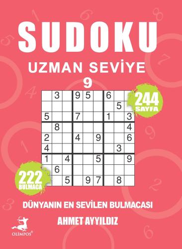 Sudoku 9 - Uzman Seviye - Olimpos Yayınları Kitap Dolu Günler Diler...