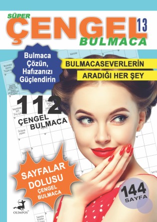 Süper Çengel Bulmaca 13 - Olimpos Yayınları Kitap Dolu Günler Diler...