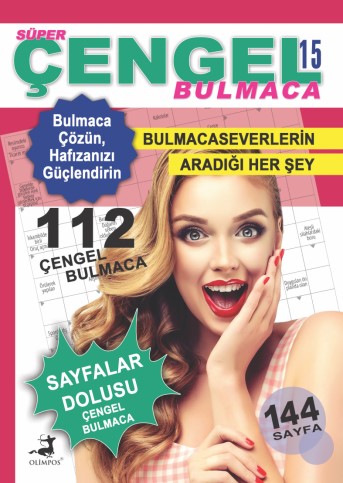 Süper Çengel Bulmaca 15 - Olimpos Yayınları Kitap Dolu Günler Diler...