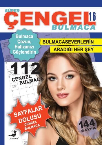 Süper Çengel Bulmaca 16 - Olimpos Yayınları Kitap Dolu Günler Diler...