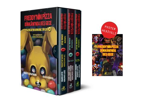 Fazbear`in Korkunç Tipleri Serisi - 3 Kitaplık Kutulu Set (1-2-3) - PO