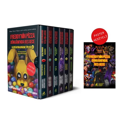 Fazbear`in Korkunç Tipleri Serisi - 6 Kitaplık Kutulu Set (1-2-3-4-5-6