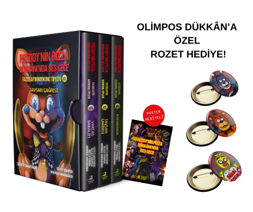 Fazbear`in Korkunç Tipleri Serisi - 3 Kitaplık Kutulu Set (4-5-6) - PO