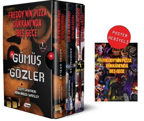 Freddy`nin Pizza Dükkanı`nda Beş Gece Serisi ( 3 Kitaplık Kutulu Set) 