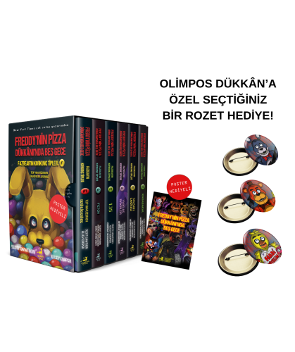 Fazbear`ın Korkunç Tipleri Serisi - 9 Kitaplık Kutulu Set (1-2-3-4-5-6