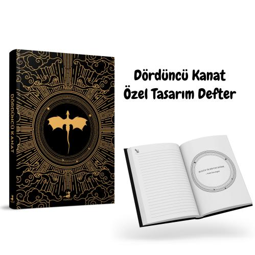 Dördüncü Kanat Özel Tasarım Defter - Olimpos Yayınları Kitap Dolu Günl