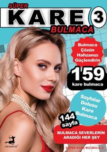 Süper Kare Bulmaca 3 - Olimpos Yayınları Kitap Dolu Günler Diler...